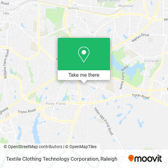 Textile Clothing Technology Corporation map