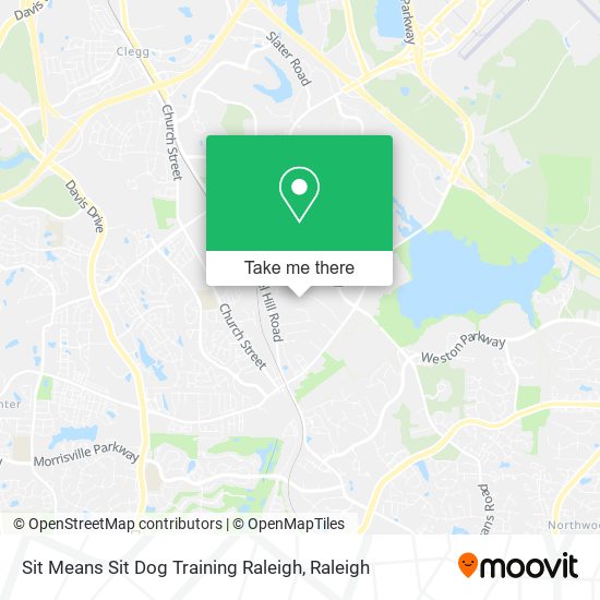 Sit Means Sit Dog Training Raleigh map