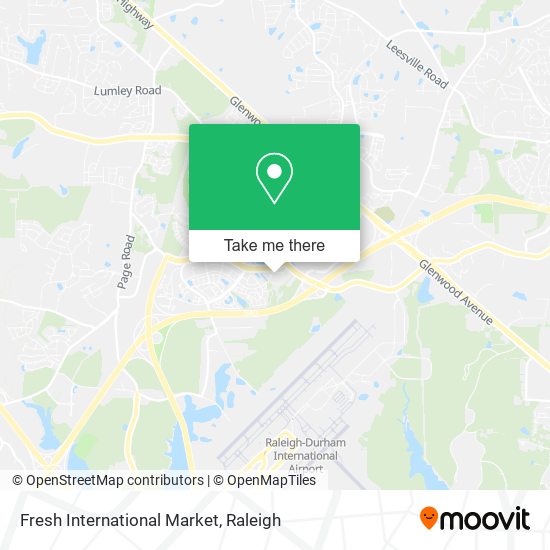 Mapa de Fresh International Market