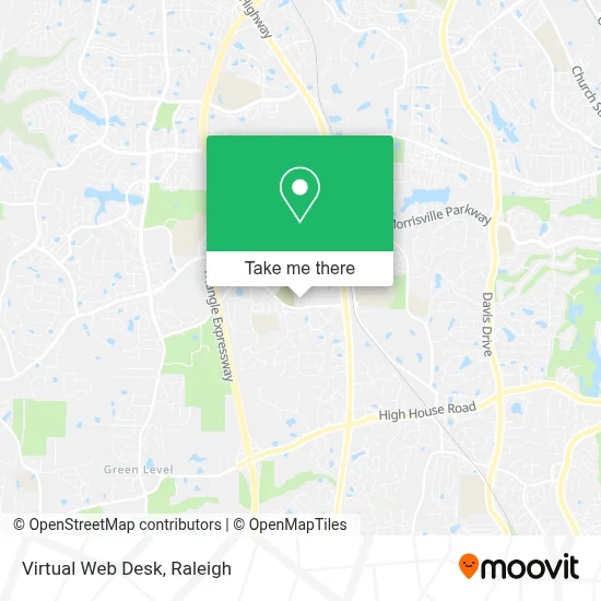 Virtual Web Desk map