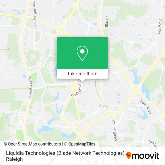 Liquidia Technologies (Blade Network Technologies) map