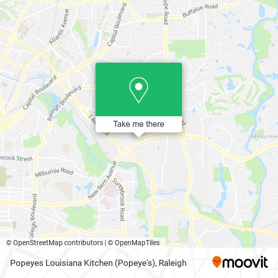 Popeyes Louisiana Kitchen (Popeye's) map