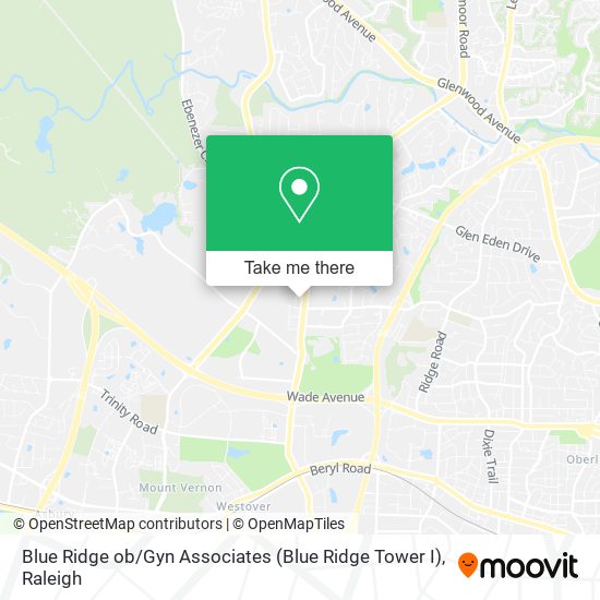 Blue Ridge ob / Gyn Associates (Blue Ridge Tower I) map