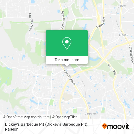 Dickey's Barbecue Pit map