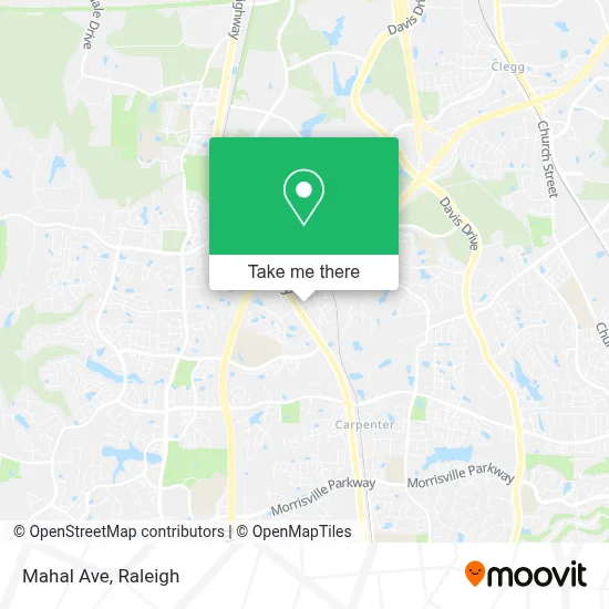 Mahal Ave map