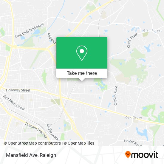 Mapa de Mansfield Ave