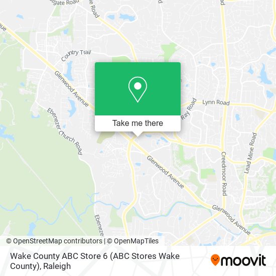 Wake County ABC Store 6 (ABC Stores Wake County) map