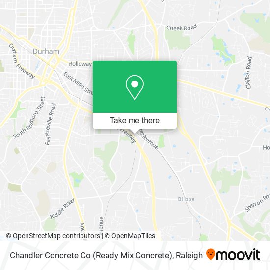 Mapa de Chandler Concrete Co (Ready Mix Concrete)