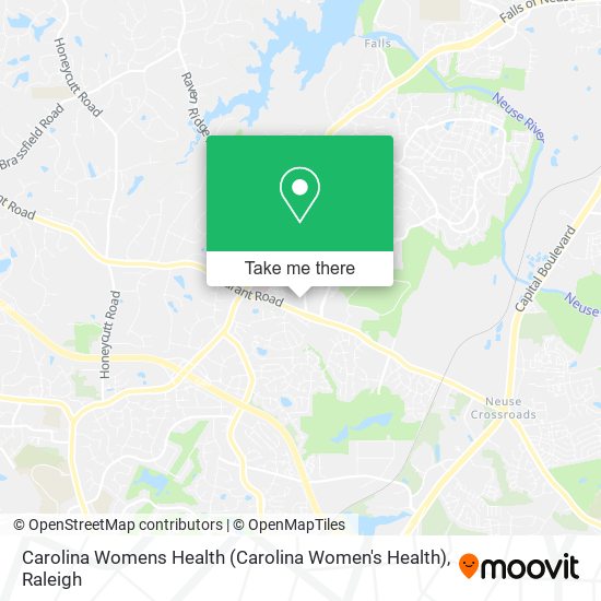 Mapa de Carolina Womens Health (Carolina Women's Health)