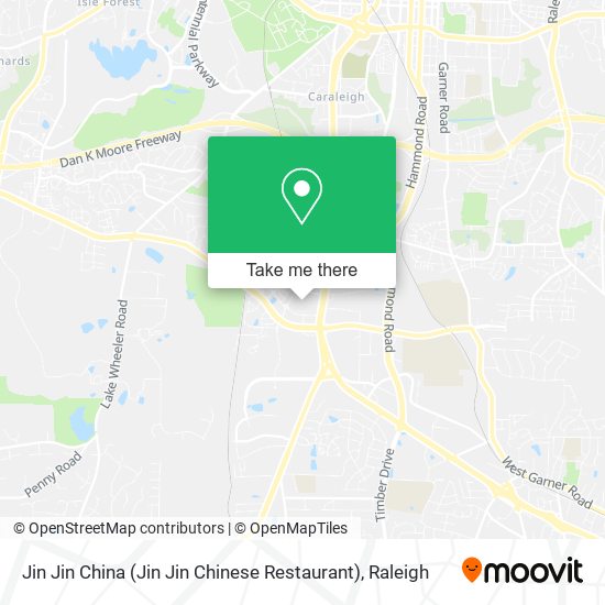 Mapa de Jin Jin China (Jin Jin Chinese Restaurant)
