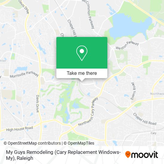 Mapa de My Guys Remodeling (Cary Replacement Windows-My)