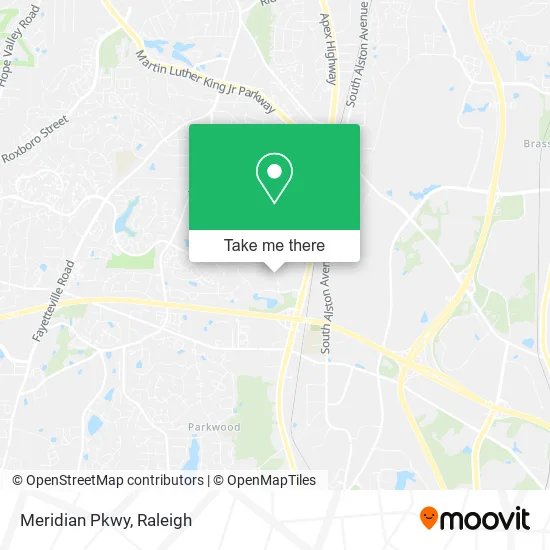 Meridian Pkwy map