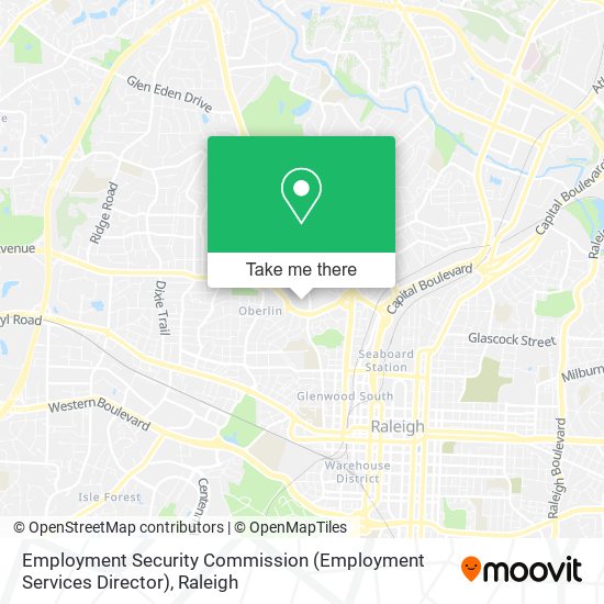 Employment Security Commission (Employment Services Director) map