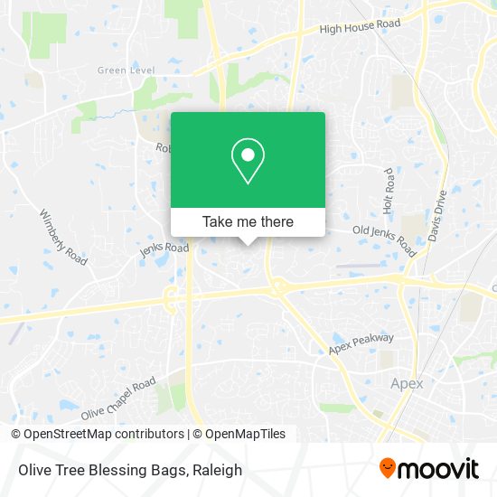 Mapa de Olive Tree Blessing Bags