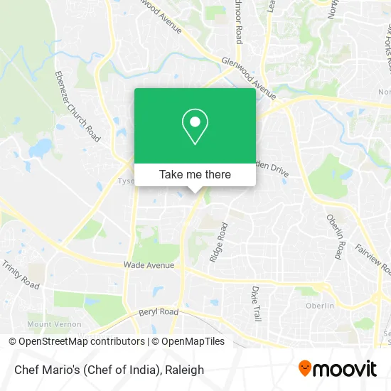 Chef Mario's (Chef of India) map