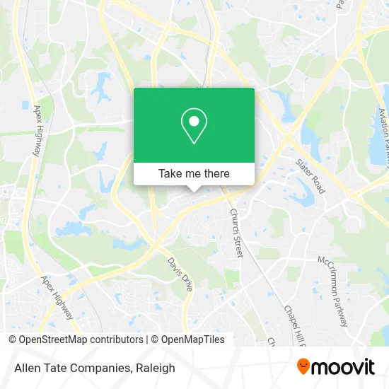 Allen Tate Companies map