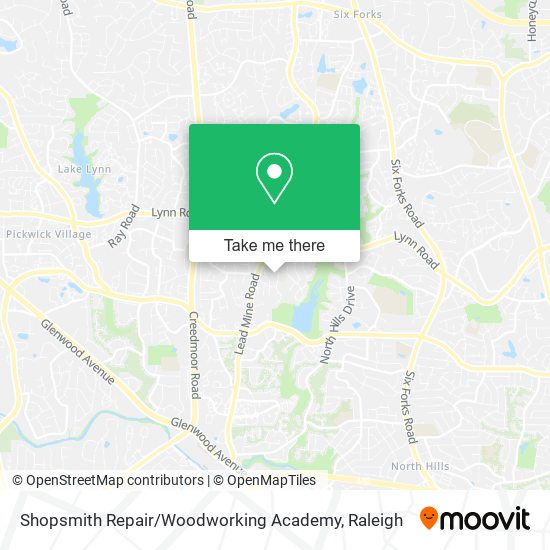 Mapa de Shopsmith Repair / Woodworking Academy