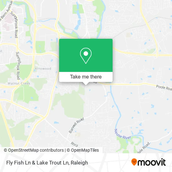 Fly Fish Ln & Lake Trout Ln map