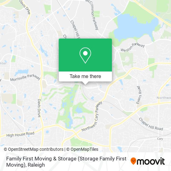 Mapa de Family First Moving & Storage