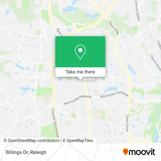 Billings Dr map