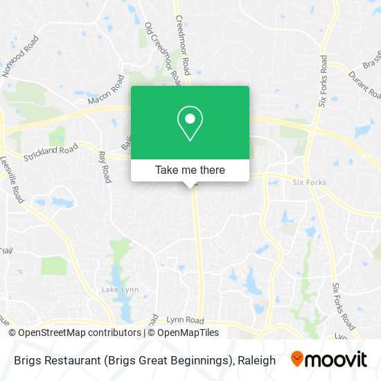 Mapa de Brigs Restaurant (Brigs Great Beginnings)