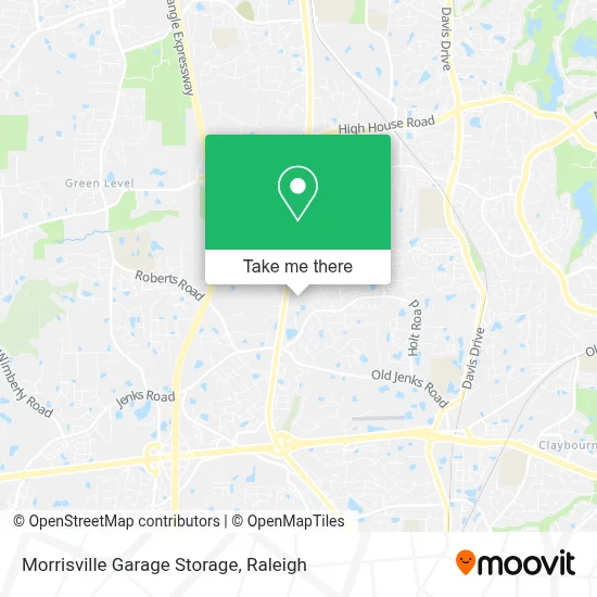 Morrisville Garage Storage map