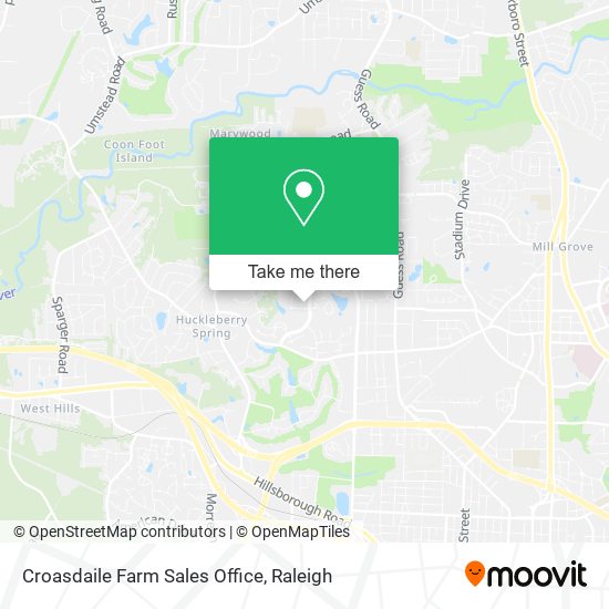 Mapa de Croasdaile Farm Sales Office
