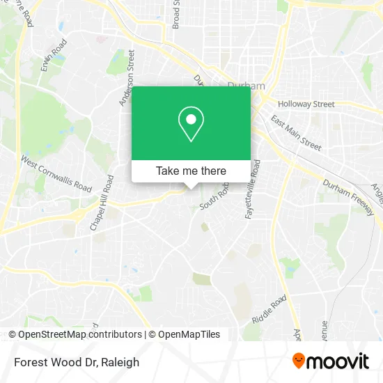 Forest Wood Dr map