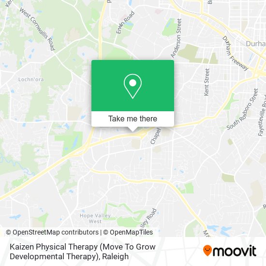 Mapa de Kaizen Physical Therapy (Move To Grow Developmental Therapy)