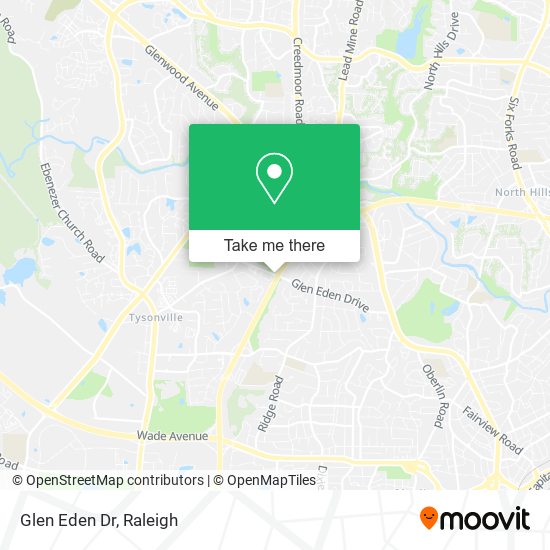 Mapa de Glen Eden Dr