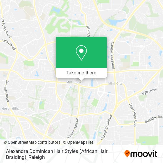 Mapa de Alexandra Dominican Hair Styles (African Hair Braiding)