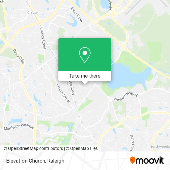 Elevation Church map