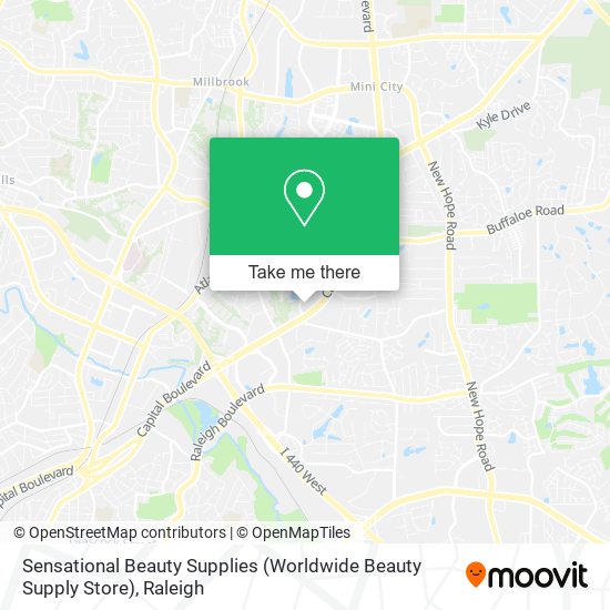 Sensational Beauty Supplies (Worldwide Beauty Supply Store) map