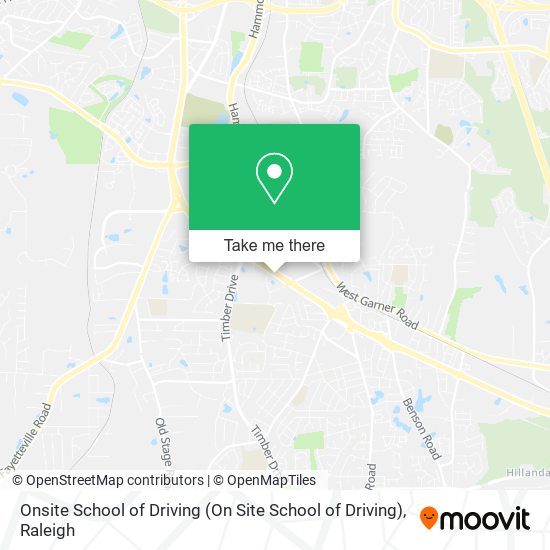 Onsite School of Driving (On Site School of Driving) map