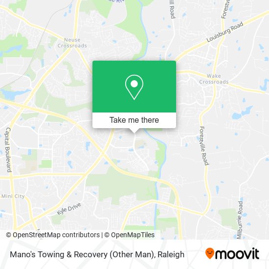 Mapa de Mano's Towing & Recovery (Other Man)