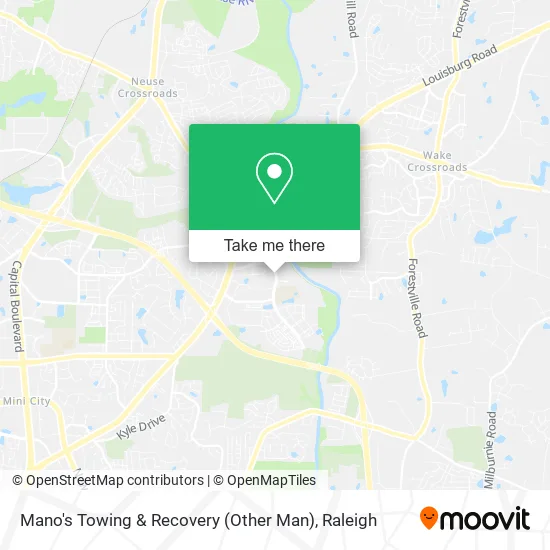 Mano's Towing & Recovery (Other Man) map
