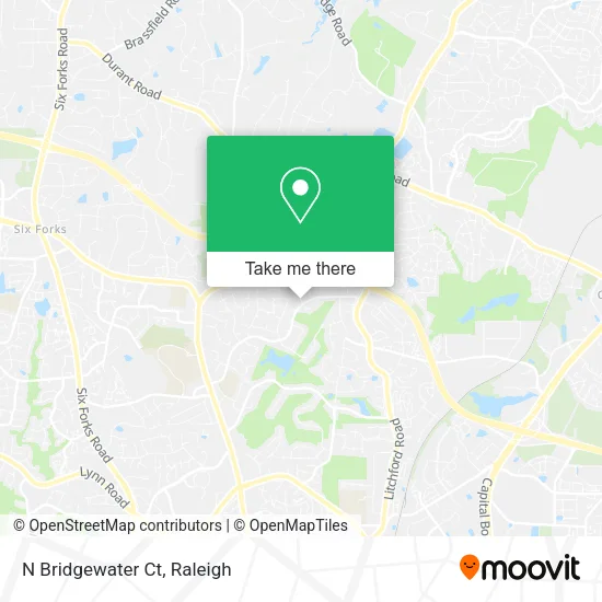 Mapa de N Bridgewater Ct