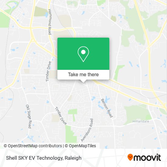 Mapa de Shell SKY EV Technology