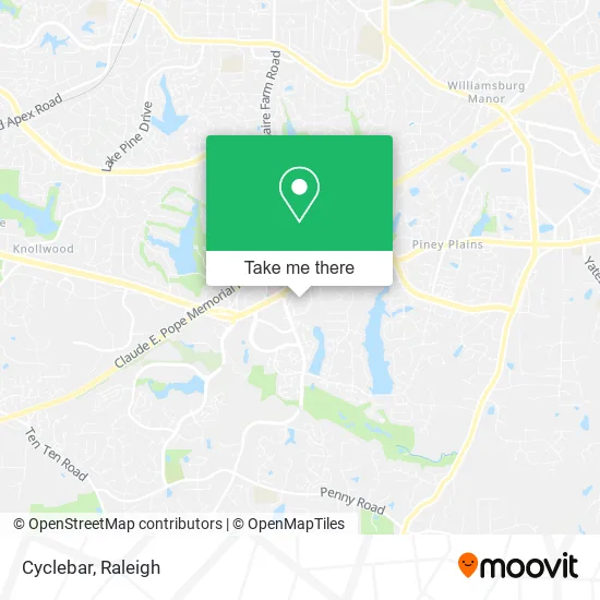 Cyclebar map