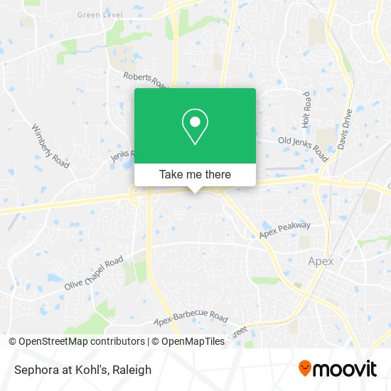 Mapa de Sephora at Kohl's