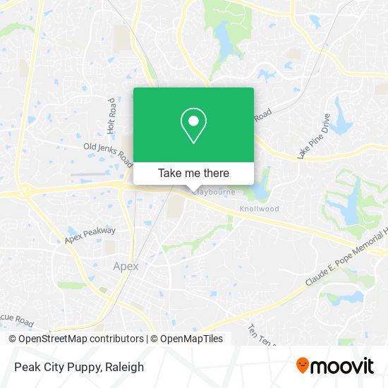 Peak City Puppy map