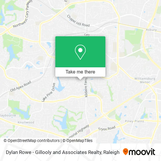Dylan Rowe - Gillooly and Associates Realty map