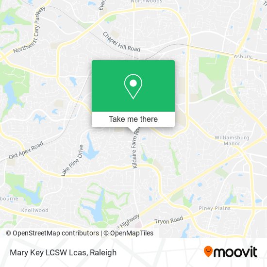 Mapa de Mary Key LCSW Lcas