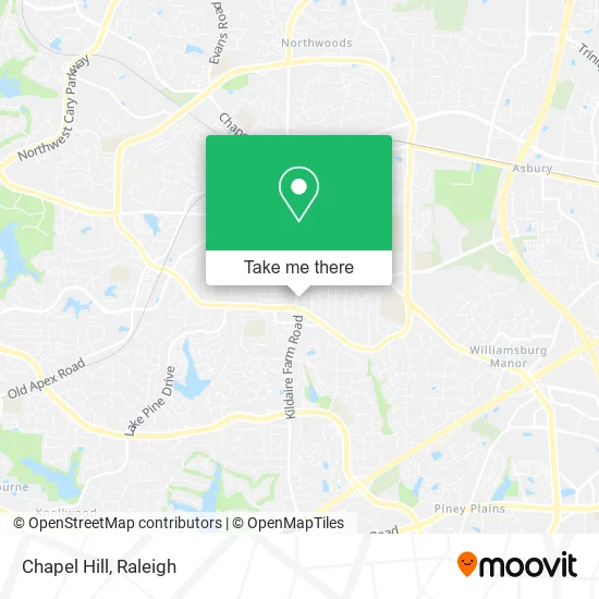 Chapel Hill map