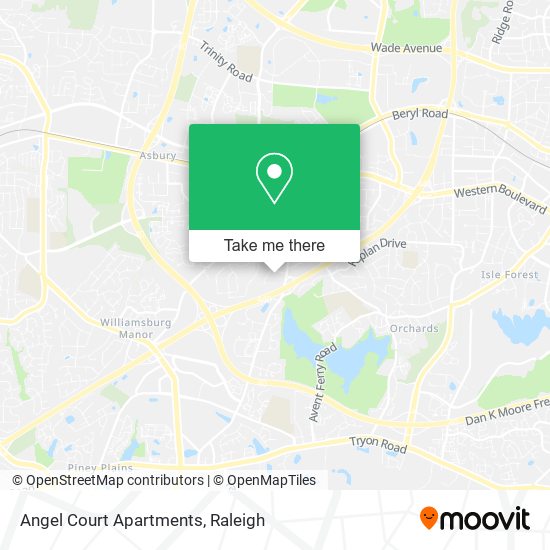 Angel Court Apartments map