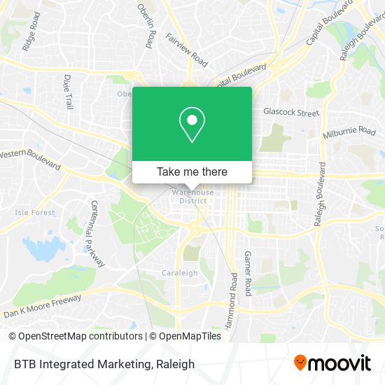 BTB Integrated Marketing map