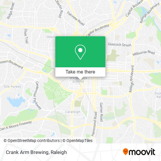 Crank Arm Brewing map