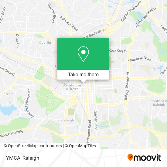 YMCA map