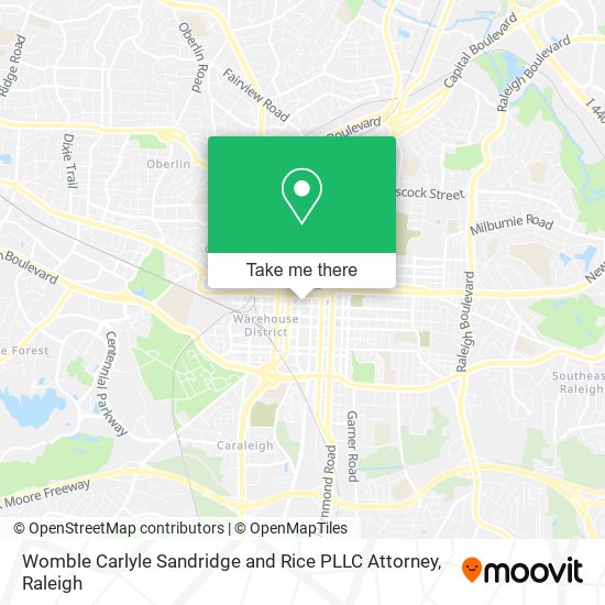 Womble Carlyle Sandridge and Rice PLLC Attorney map