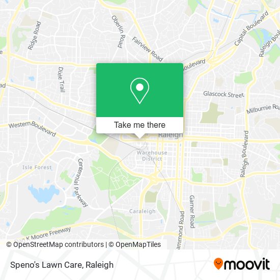 Speno's Lawn Care map